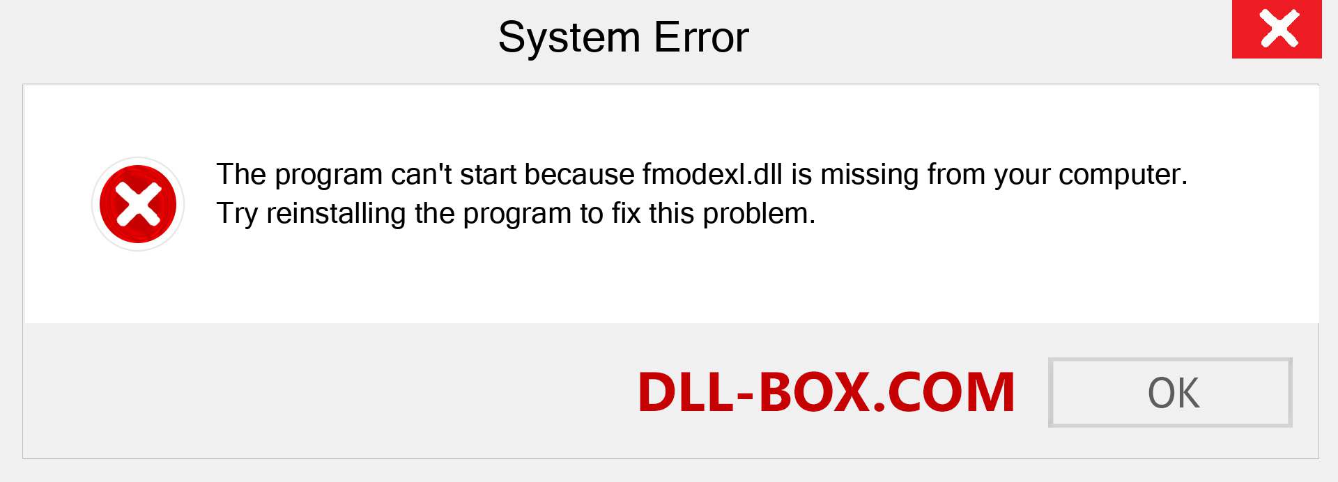  fmodexl.dll file is missing?. Download for Windows 7, 8, 10 - Fix  fmodexl dll Missing Error on Windows, photos, images